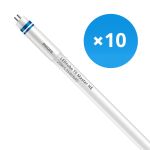 Flerpack 10x Philips LED Rör T5 MASTER (HF) High Efficiency 20W 3000lm - 840 Kallvit | 145cm - Ersättare 35W