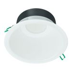Philips LED Downlight Coreline DN142B Aluminium Vit 10.7W 1200lm 60D - 840 Kallvit | Utskärning   155mm - IP54 - Dimbar - Vit Reflektor