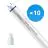 Flerpack 10x Philips LED Rör T8 MASTER (EM/Mains) High Output 8W 1050lm - 865 Dagsljus | 60cm - Ersättare 18W