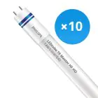 Flerpack 10x Philips LED Rör T8 MASTER (HF) High Output 14W 2100lm - 840 Kallvit | 120cm - Ersättare 36W