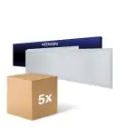 Flerpack 5x Noxion LED Panel Ecowhite V4.0 28W 3400lm - 840 Kallvit | 120x30cm - Philips driver