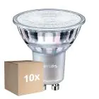 Flerpack 10x Philips MASTER Value LED Spot GU10 PAR16 3.7W 370lm 60D - 940 Kallvit | Bästa Färgåtergivning - Dimbar - Ersättare 50W